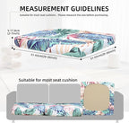 8PCS Patio Cushion Covers.Patio Furniture Couch SeatSlipcovers | Washable - Image 2