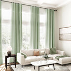 Mist Sage Linen Curtains 108 Inches Long - Image 7