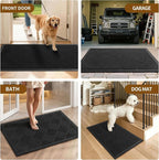 Front Door Mat, Heavy Duty Waterproof Doormat 73"x46", Stain Fade Resistant - Image 8
