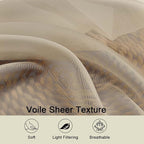 Cafe Curtains 36 Inch Length Tier 2 Pieces, Modern Soft Airy Sheer Kitchen - Image 3