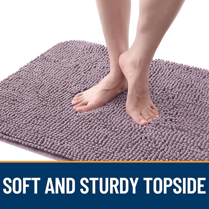 OLANLY Dog Door Mat for Muddy Paws 44x24, Super Absorbent Chenille Mud Mat | - Image 4