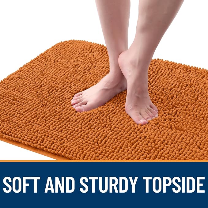 OLANLY Dog Door Mat for Muddy Paws 70x35, Super Absorbent Chenille Mud Mat | - Image 4