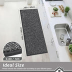 BEQHAUSE Kitchen Runner Rugs 24"x60", Kitchen Mats - Image 2