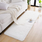 Chicrug Soft Runner Rug for Bedroom Living Room Plush Fluffy Rug 2x10 | Shag - Image 5