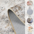 UERMEI 8ft Round Area Rug Living Room Rugs - Image 7