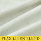 NICETOWN Sage Green Kitchen Linen Completely Shaded Draperies, 2 Pieces - Image 8