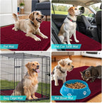 OLANLY Dog Door Mat for Muddy Paws 36x24, Super Absorbent Chenille Mud Mat | - Image 7