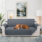 Reversible Oversized Sofa Covers, XL Sofa, Dark Blue/Dark Blue - Image 6