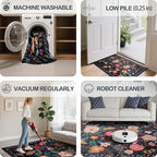 Door Mat Indoor Entrance 2x3 Rug Non-Slip Bathroom Small Rugs Stain Resistant - Image 2