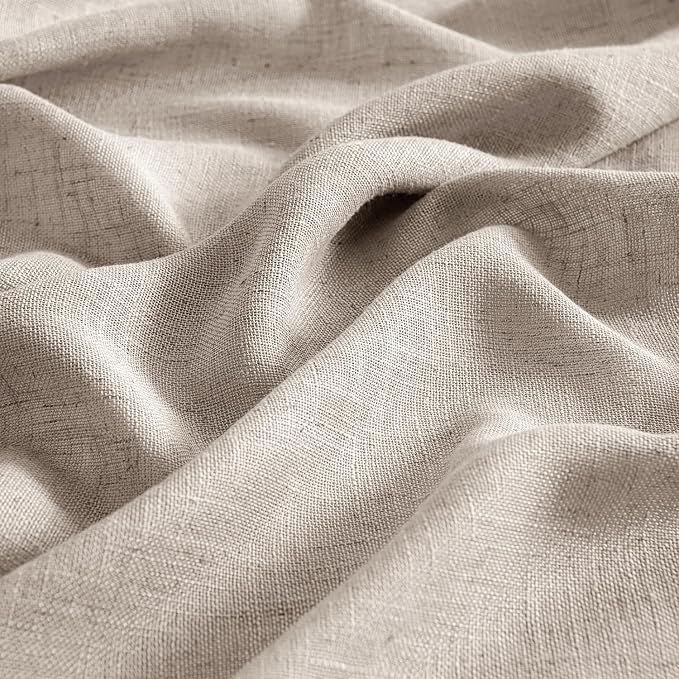MIULEE Natural Linen Curtains 52x84 Inch Length - Image 4