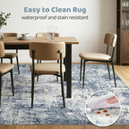 LOONGRUG 10x14 Area Rugs Washable Large Neutral Modern Living Room Rug | - Image 6