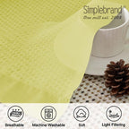 Simplebrand Rod Pocket Top Solid Voile Sheer Curtains - Image 5