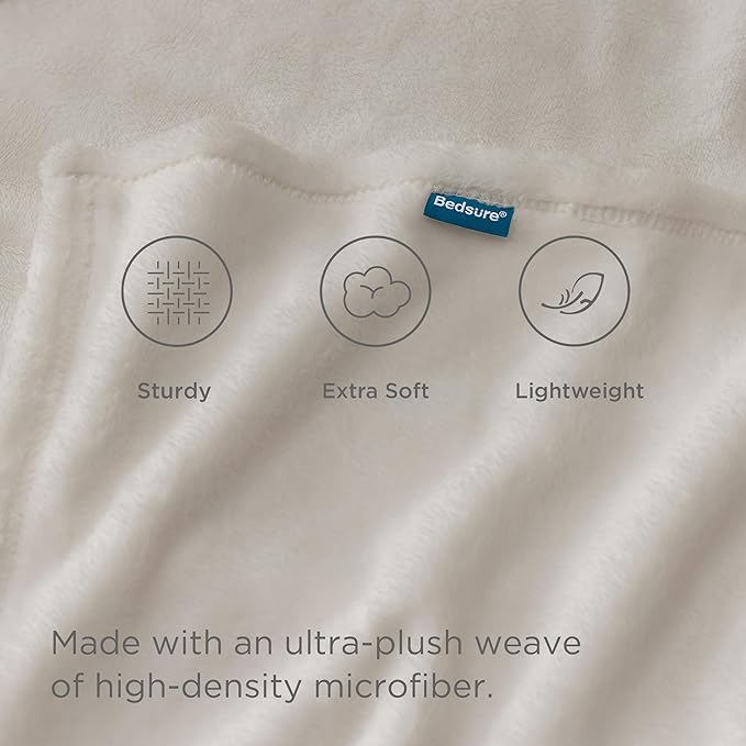Bedsure Fleece Blanket Queen Blanket Linen - Image 3