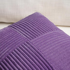 Fancy Homi 2 Packs Purple Decorative Throw Pillow Covers 16x16 Inch - Image 3