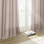 Oatmeal Linen Curtains 120 Inch Extra Long - Image 7