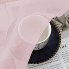 Chyhomenyc Blush Pink Sheer Valances - Image 3