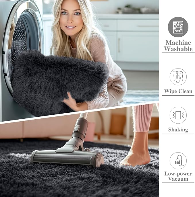 OLANLY 5x12 Machine Washable Large Area Rugs - Image 2