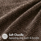 MIULEE Decorative Couch Throw Pillow Covers 22x22 Inch Dark Brown 2 Pack | - Image 5