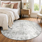 RELEANY Washable Round 4ft Area Rug - Image 2