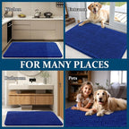 OLANLY Dog Door Mat for Muddy Paws 44x24, Super Absorbent Chenille Mud Mat | - Image 8