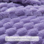 NEWCOSPLAY Fleece Clouds Cozy Queen Blanket - Image 5