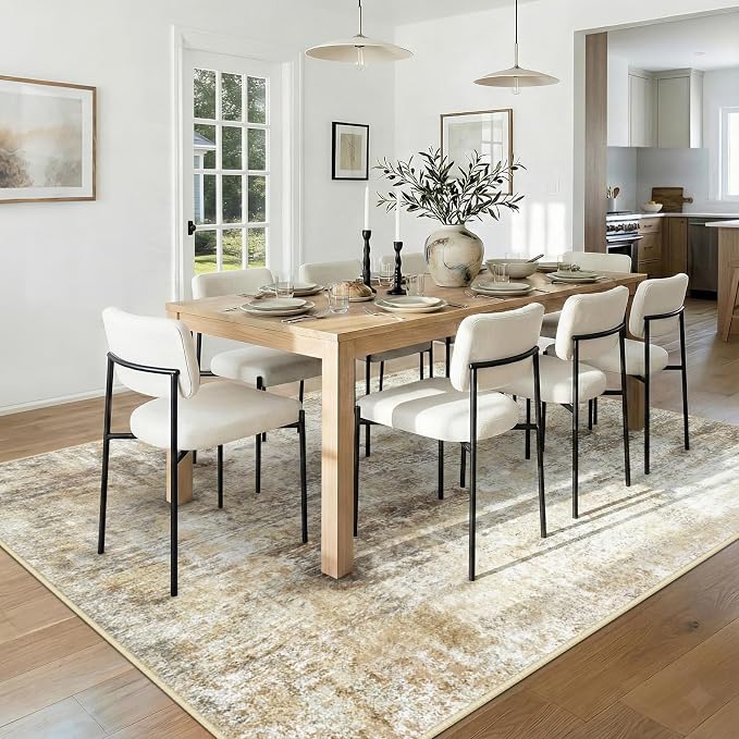 RELEANY Washable 8'x10' Abstract Area Rug - Image 2