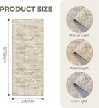 2x5 Rug Runners for Hallways Non Slip, Kitchen Rugs, Nursery Room, Soft Runner - Image 2