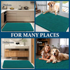 OLANLY Dog Door Mat for Muddy Paws 70x35, Super Absorbent Chenille Mud Mat | - Image 8