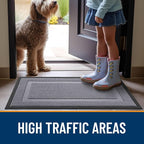 OLANLY Front Door Mat Outside 47x32, All-Season Heavy-Duty Rubber Doormat | - Image 6
