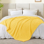 BEDELITE Light Yellow Twin Blanket - Image 5