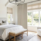 Oatmeal Beige Extra Wide Blackout 60 x 102 Inch Pinch Pleat Curtain 1 Panel | - Image 7