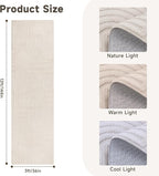 Pauwer 3x12 Area Rugs for Living Room, Modern Non Slip Washable Rug, Soft Fluffy - Image 2