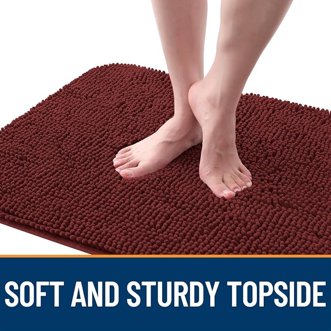 OLANLY Dog Door Mat for Muddy Paws 70x46, Super Absorbent Chenille Mud Mat | - Image 4