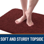 OLANLY Dog Door Mat for Muddy Paws 35x24, Super Absorbent Chenille Mud Mat | - Image 4