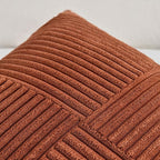 Fancy Homi 2 Packs Rust Samll Decorative Throw Pillow Covers 14x14 Inch - Image 4