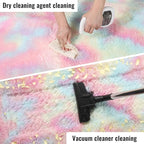 4x6 Rainbow Fluffy Soft Plush Area Rugs - Image 7