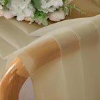 Sheer Curtains 54 Inch Length 2 Panels Set - Image 3