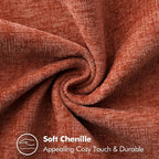 MIULEE Fall Decorative Couch Throw Pillow Covers 16x16 Inch Burnt Orange | 2 - Image 3