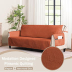 Quilted Grand Sofa Covers Washable, Couch Cover - Image 2