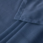 BGment 102 Inch Length Navy Blue Linen Curtains - Image 7