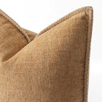 MIULEE Decorative Couch Throw Pillow Covers 20x20 Inch Apricot Brown 2 Pack | - Image 2