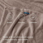 Bedsure GentleSoft Fleece Throw Blanket - Image 4