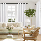 NICETOWN 100% Blackout Window Curtain Panels 90 inch Length - Image 6