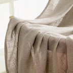 MIULEE Taupe Grey Linen Curtains 52x90 Inch Long 2 Panels - Image 6
