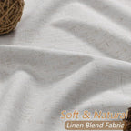 108 Inch Long Natural 100% Blackout Curtains - Image 3