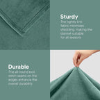 Utopia Bedding Ultra Soft Fleece Bed Blanket Twin Size Celadon | Microfiber - Image 4