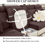 Couch Covers for 2 Cushion Sofa Pet Friendly Couch Cushion Covers Universal - Image 4