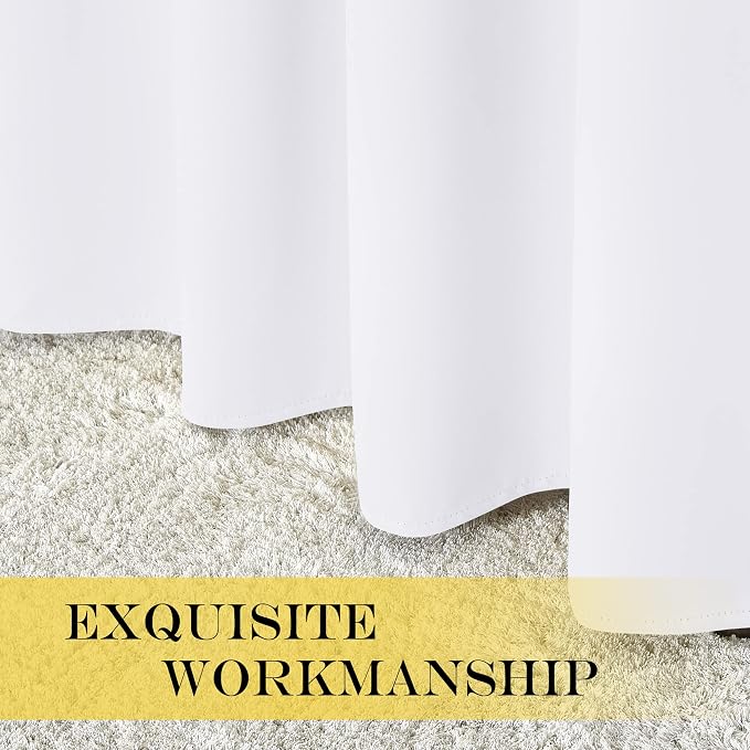 NICETOWN White Room Darkening Curtain 78 inch Length - Image 7