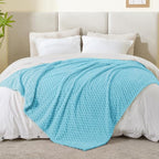 BEDELITE Light Blue Twin Blanket - Image 4
