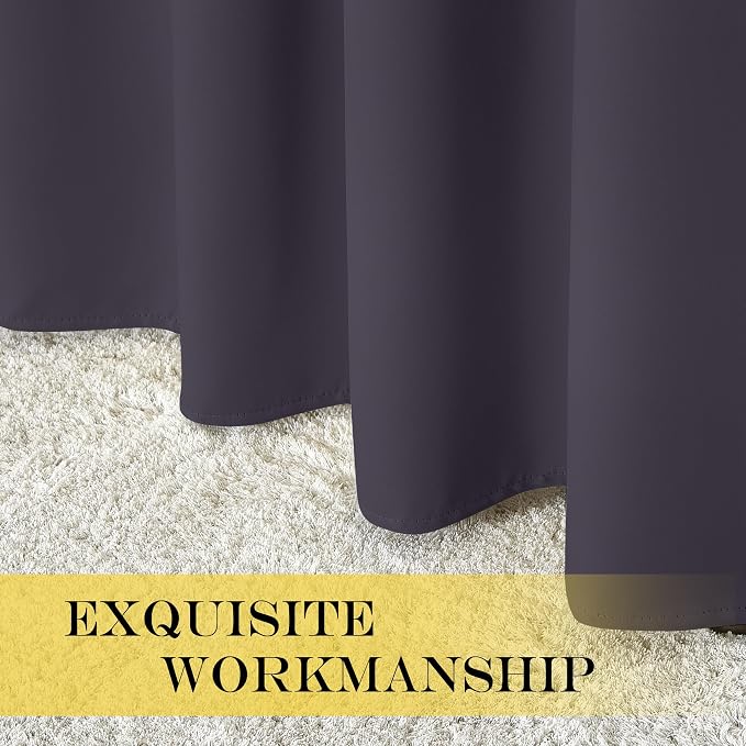 NICETOWN Door Curtain for Closet Doors 80 Inches Long 1 Panel, Room Divider - Image 6